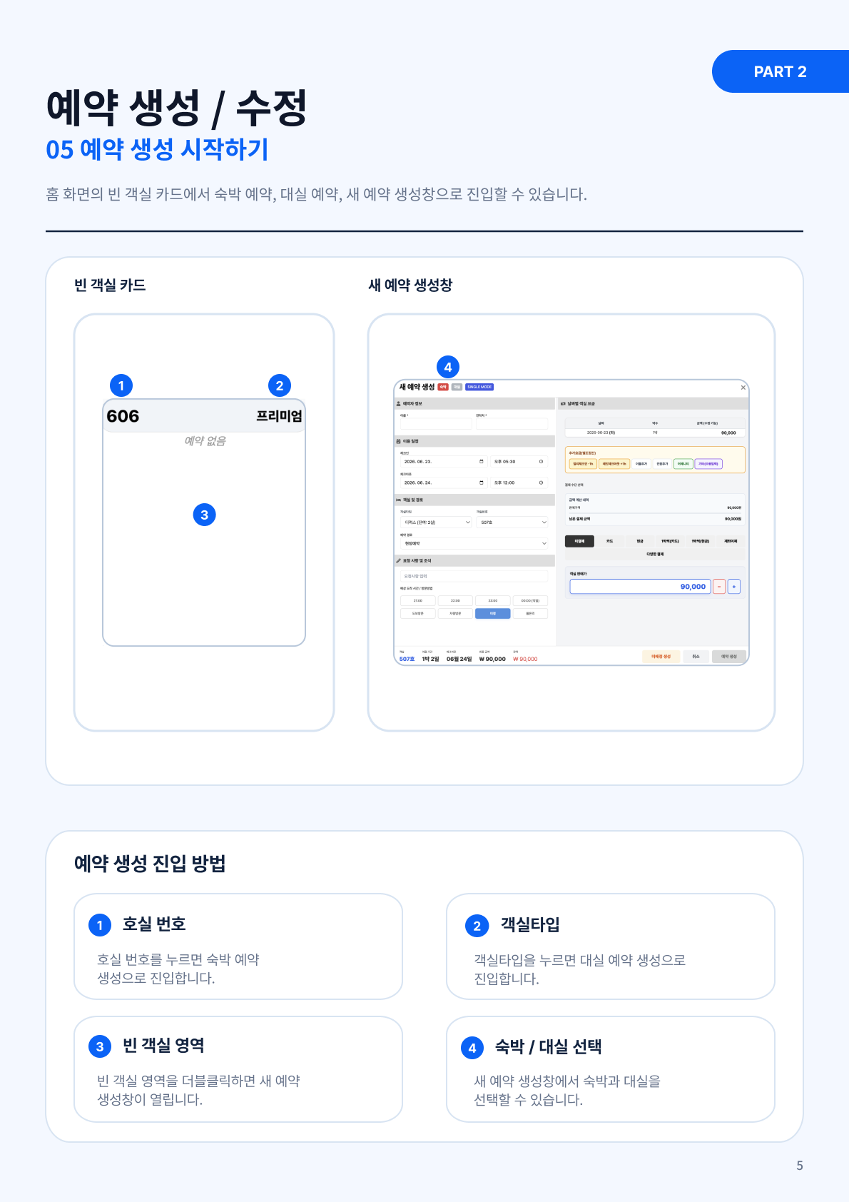PMS 매뉴얼 6페이지